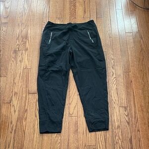 Athleta Black Ripstop Jogger Hiking Pants Women’s Sz 12
